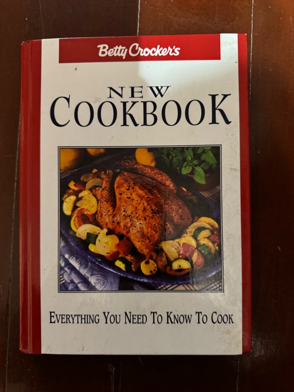 Betty Crocker Red and White 'New Cookbook' Hardcover Cookbook